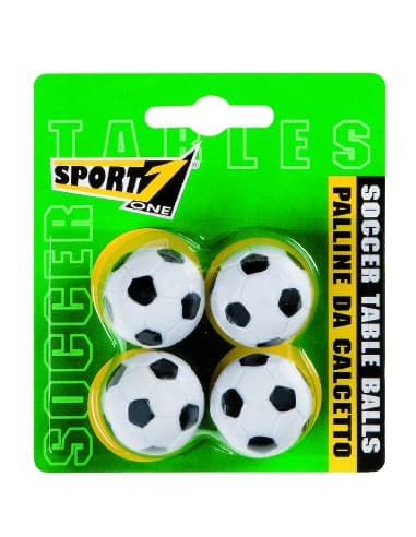 Blister 4 palline calcio balilla b0900 mandelli