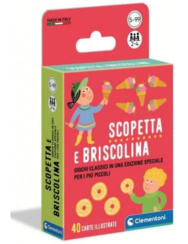 Gioco di carte scopetta e briscolina per bambini clementoni