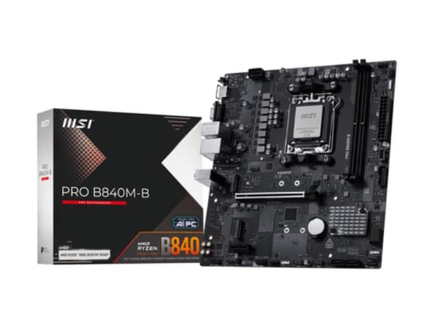 Msi Mb MS-7e76pro B840m-B601-7e76-020,21801-7e76-002std Pro B840m-B,B840,AM5,2ddr5,1pci-Ex16,1PC 911-7e76-002