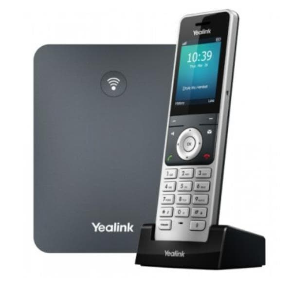 Yealink Telefonia W76P Package-Dect BASEW70B+CORDLESS Abbinabile A Un Massimo Di 10RICEVITORI Dect W73H/W56H/W59R/CP930W/DDPHONE(T54W+DD10K) W76P