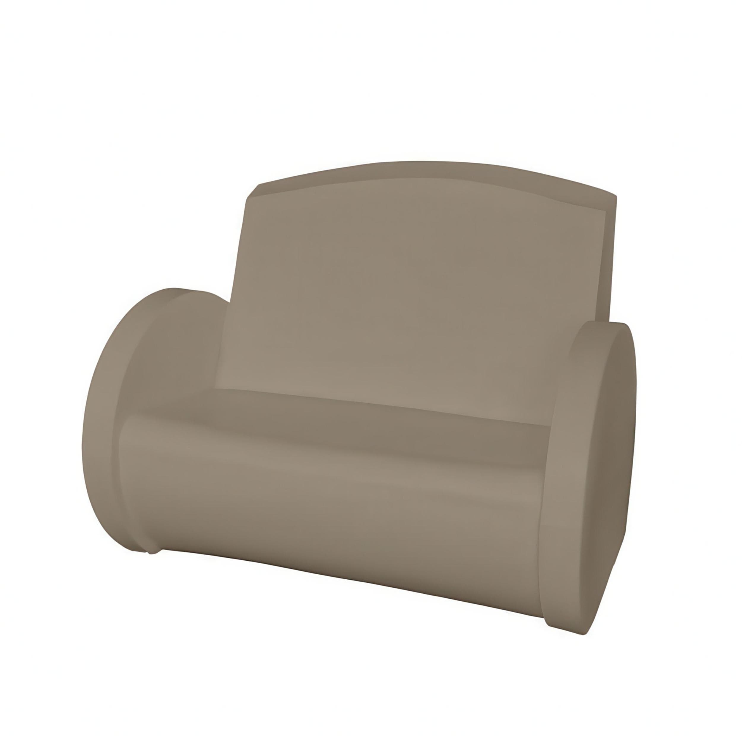 Divano seduta in polietilene SUNSET Dimensioni 127x97x h 76 cm Per arredare al meglio uno spazio in giardino o a bordo piscina uso interno esterno