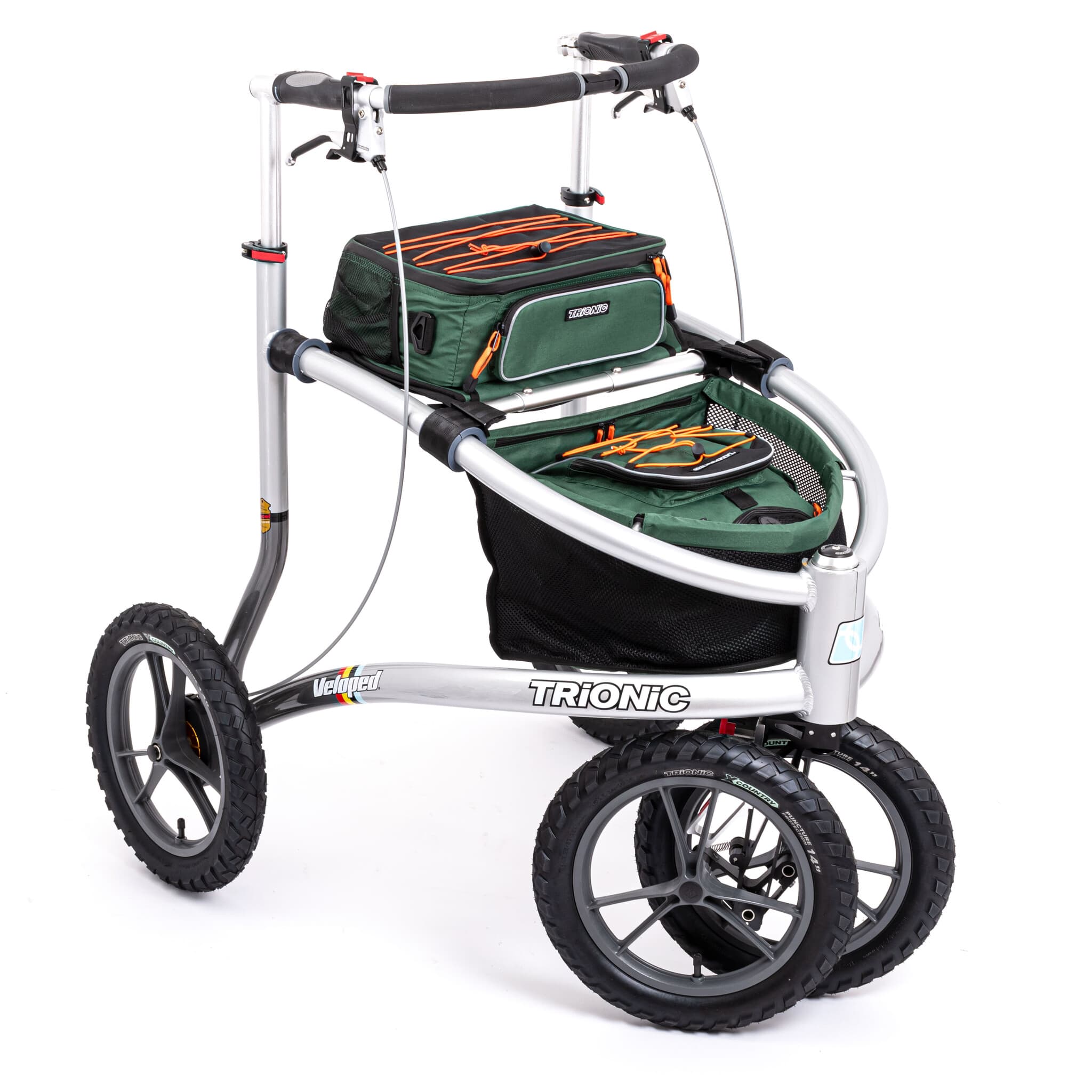 Veloped Trek 14er L verde/nero/arancione