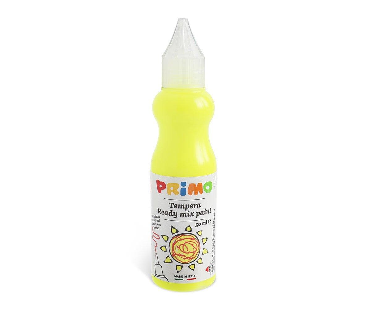 Tempera Primo Bottiglia con Dosatore 50ml Giallo Fluo