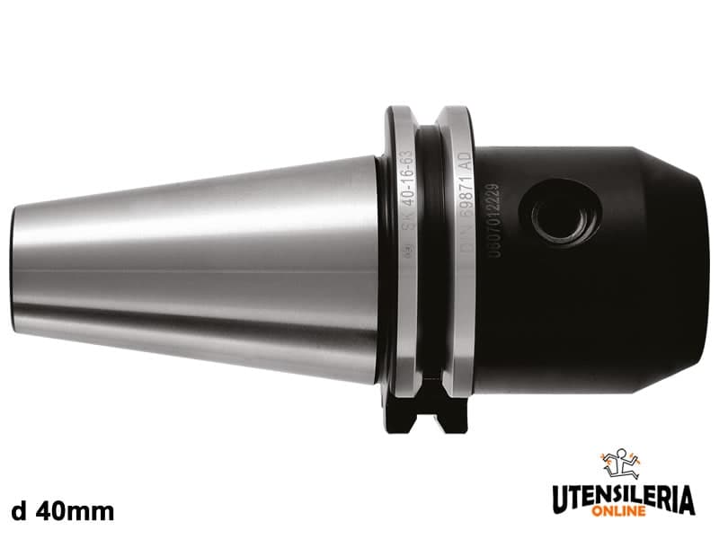 Mandrino portafresa DIN 6359 Weldon DIN 1835-B AD+B d.40mm