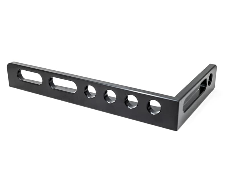 Squadra di battuta 450x250mm destra SteelMax GPPH, spessore 15mm, fori 28mm