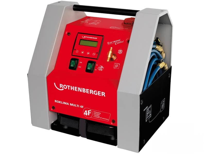 Rothenberger unit�� di controllo per vuoto e carica Roklima Multi 4F, 80 bar