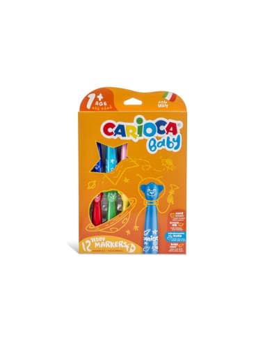 Carioca - Pennarelli Baby Teddy Marker 1+ 12pz
