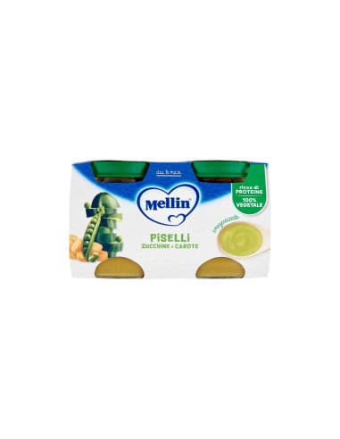 Mellin - Omg. Piselli/carote/ 2*130gr Mellin