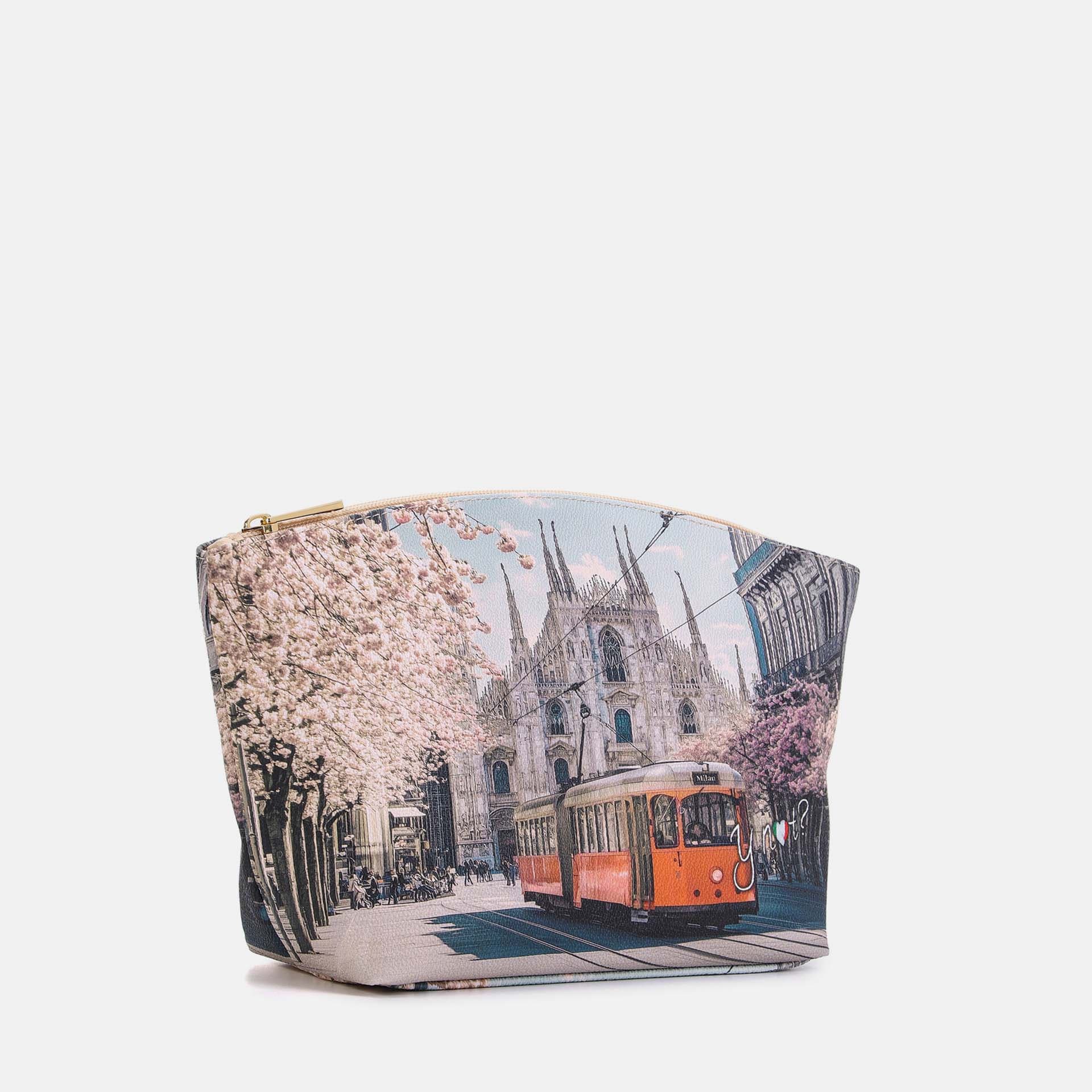 YNot Ynot? Yes Bag Beauty Case Stampa Città Milan Beauty case da donna view 2