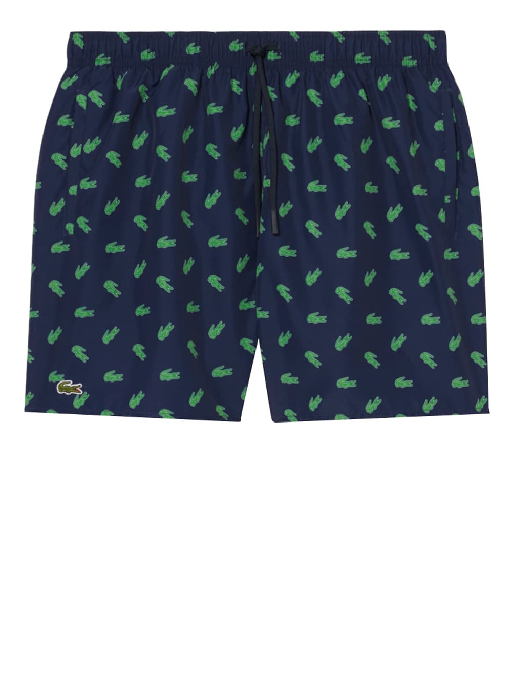lacoste men's beach shorts - blue size l