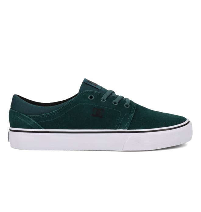 DC Shoes Trase Sd - Scarpe in pelle Verde Uomo