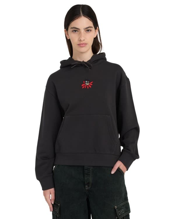element Off Black Sunday Head - Felpa con cappuccio Nero Donna
