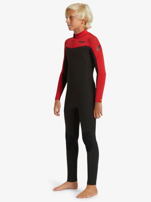 Quiksilver 3/2mm Everyday Sessions - Muta con zip posteriore Rosso Ragazzo - Red