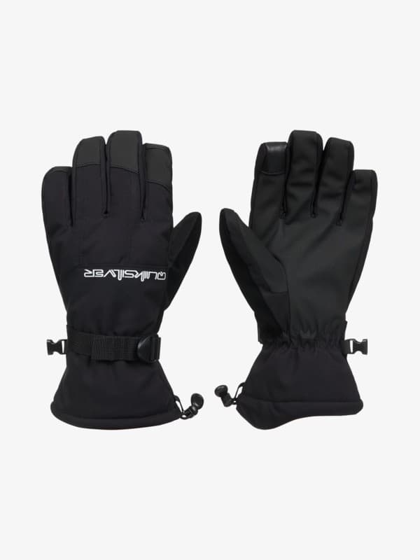 Quiksilver Mission - Guanti tecnici da snowboard/sci Nero Uomo - Black