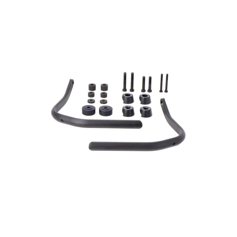 Kit Di Montaggio Paramani Nero. Attacco A Filetto Interno Manubrio 6/8Mm.