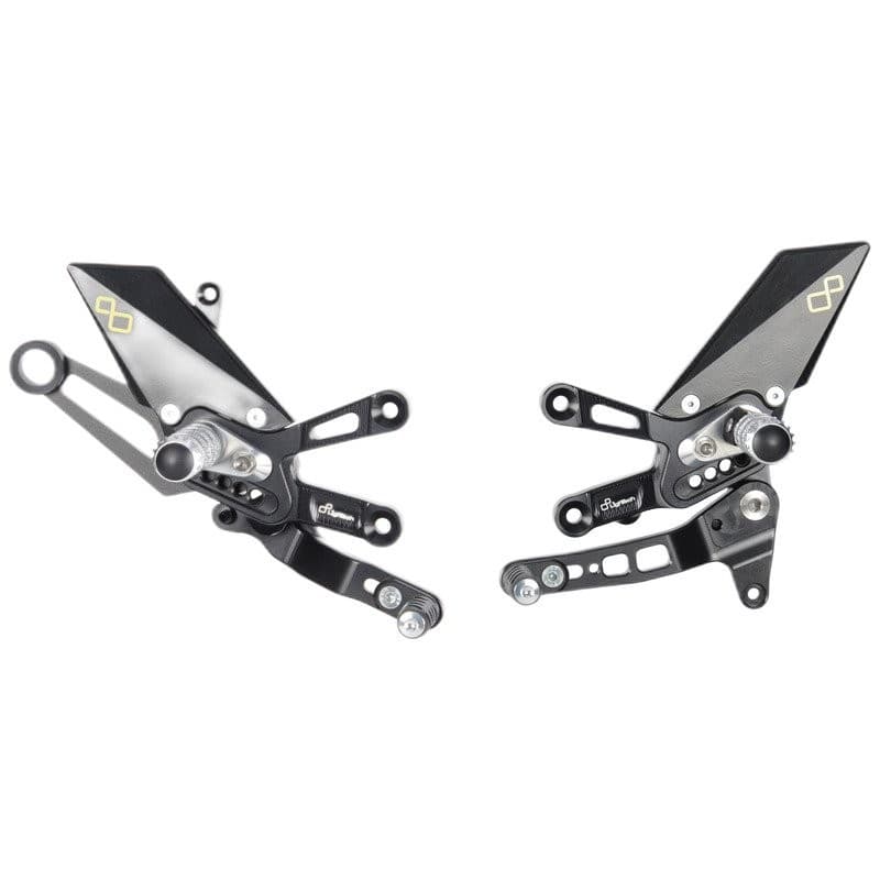 Pedane Regolabili Con Poggiapiedi Snodati , Cambio Diritto FTRAP005W Lightech