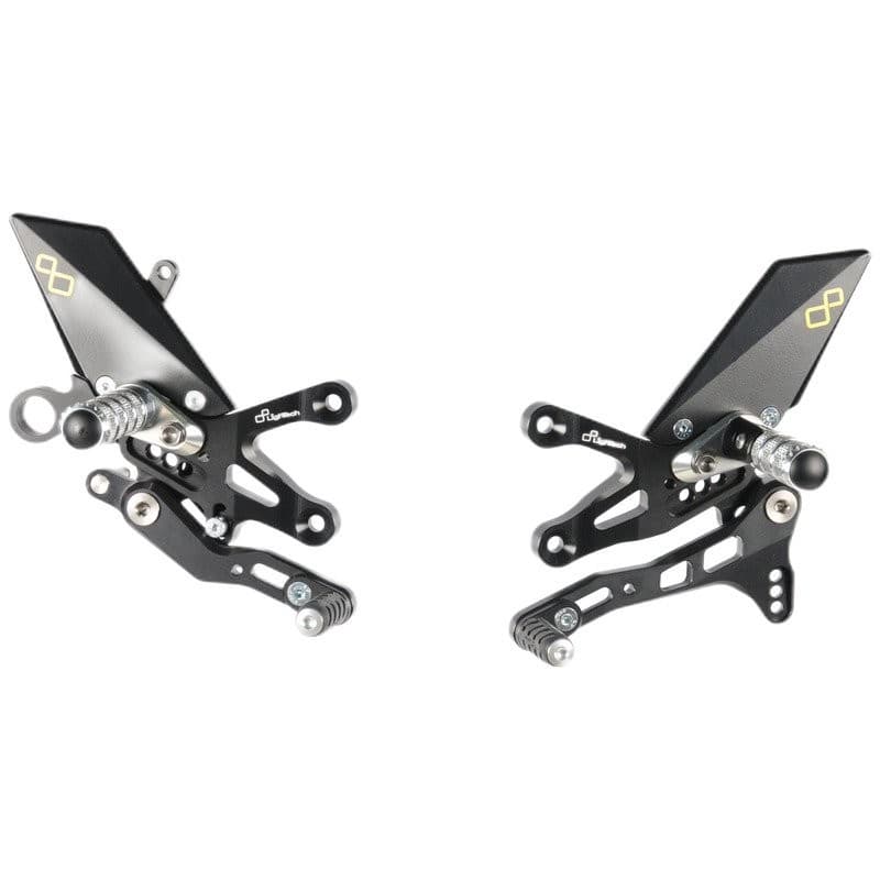Pedane Regolabili Con Poggiapiedi Snodati FTRAP004W Lightech