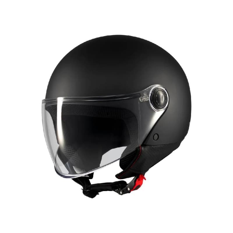 Casco Jet Mt Helmets Of501 B Street S A1 Pure Nero Opaco S
