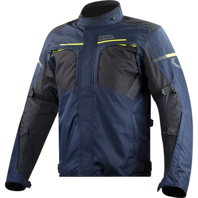 Giacca in Tessuto Ls2 Endurance Blu Nero Alta Visibilità Giallo S