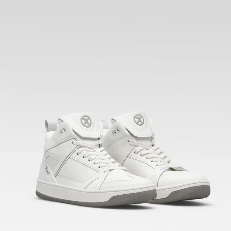 Scarpe Moto XPD Moto-1 Leather Bianco 38