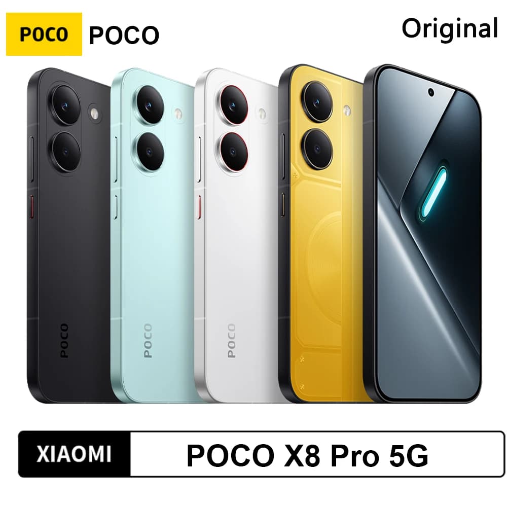 POCO X8 Pro Versione Globale, Batteria Super da 6500mAh, Display AMOLED da 6.59" 120Hz, Fotocamera da 50MP, NFC, Dimensity 8500-Ultra, Smartphone