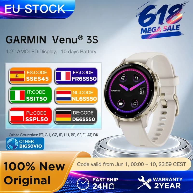 Smartwatch Garmin Venu 3s