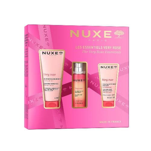 Nuxe Cofanetto Very Rose Gel Doccia 100 ml + Acqua Profumata 15 ml + Crema Mani 30 ml