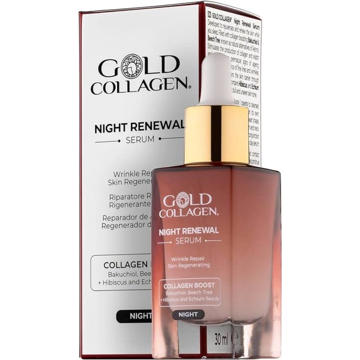 Gold Collagen Night Renewal Serum 30Ml