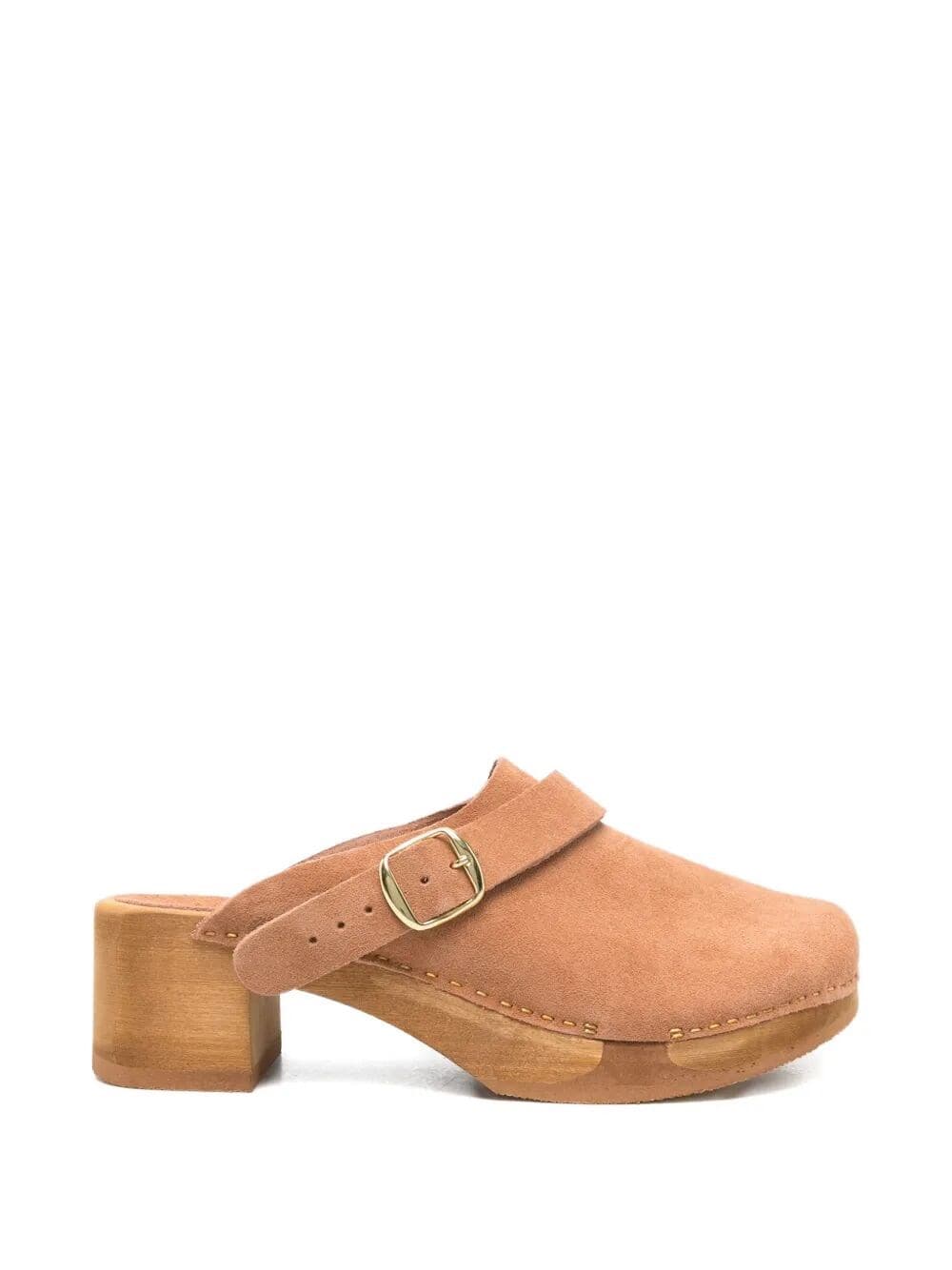 BOSABO Cuir Daim Medium Heel T. 050 Mule