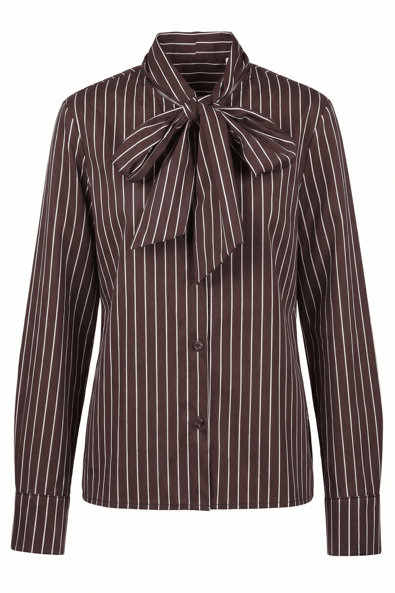 La Femme Blanche - Camicia - 471200 - Moka/Bianco