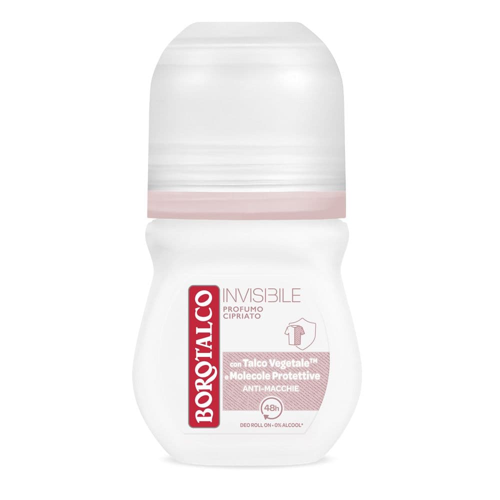 Borotalco Deodorante Invisible Rosa Roll On (50ML) 50 ml Roll-On