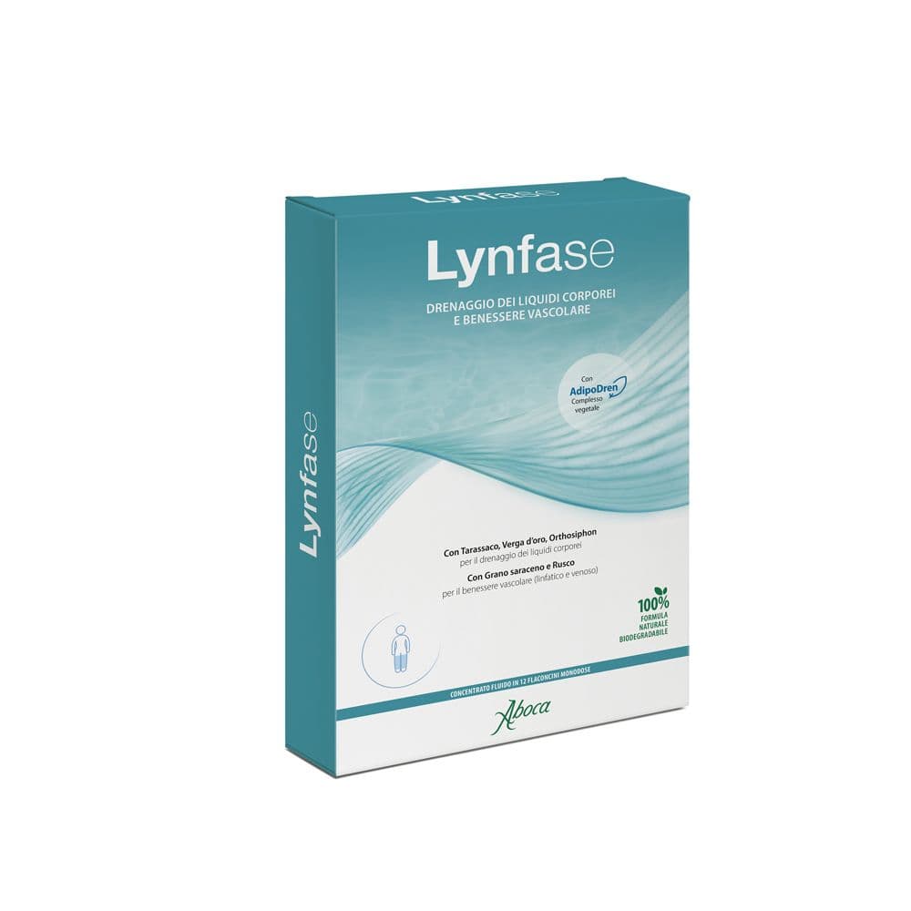 Aboca Lynfase Concentrato Fluido 12 Flaconcini 156,6 g Soluzione orale