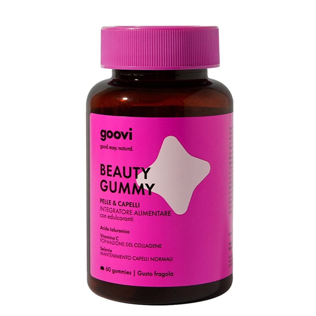 Goovi Beauty Gummy Pelle e Capelli 60 pz Integratore Antiossidante Gummies