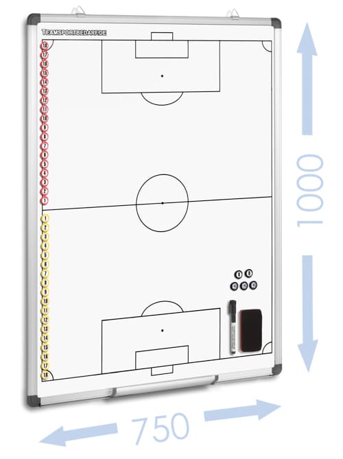FOOTBALL - tableau tactique magnétique 750 x 1000 mm