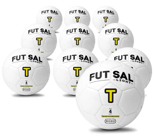 Futsal light - set of 10 high quality special balls (size 4)