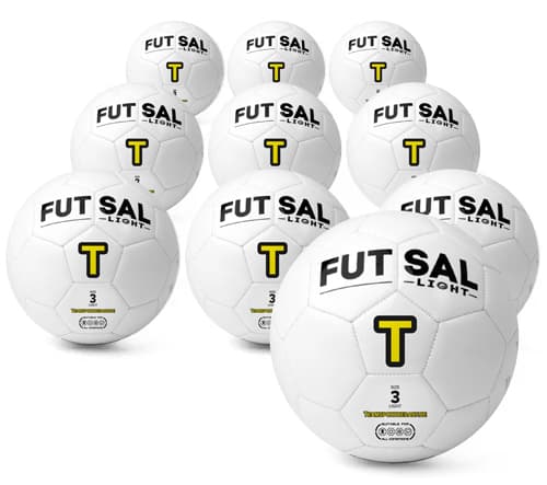Futsal ball light - set of 10 special training balls (size 3)