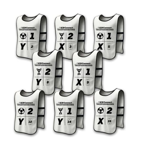 T-PRO Connect - Single Training Vest (3 sizes) - white