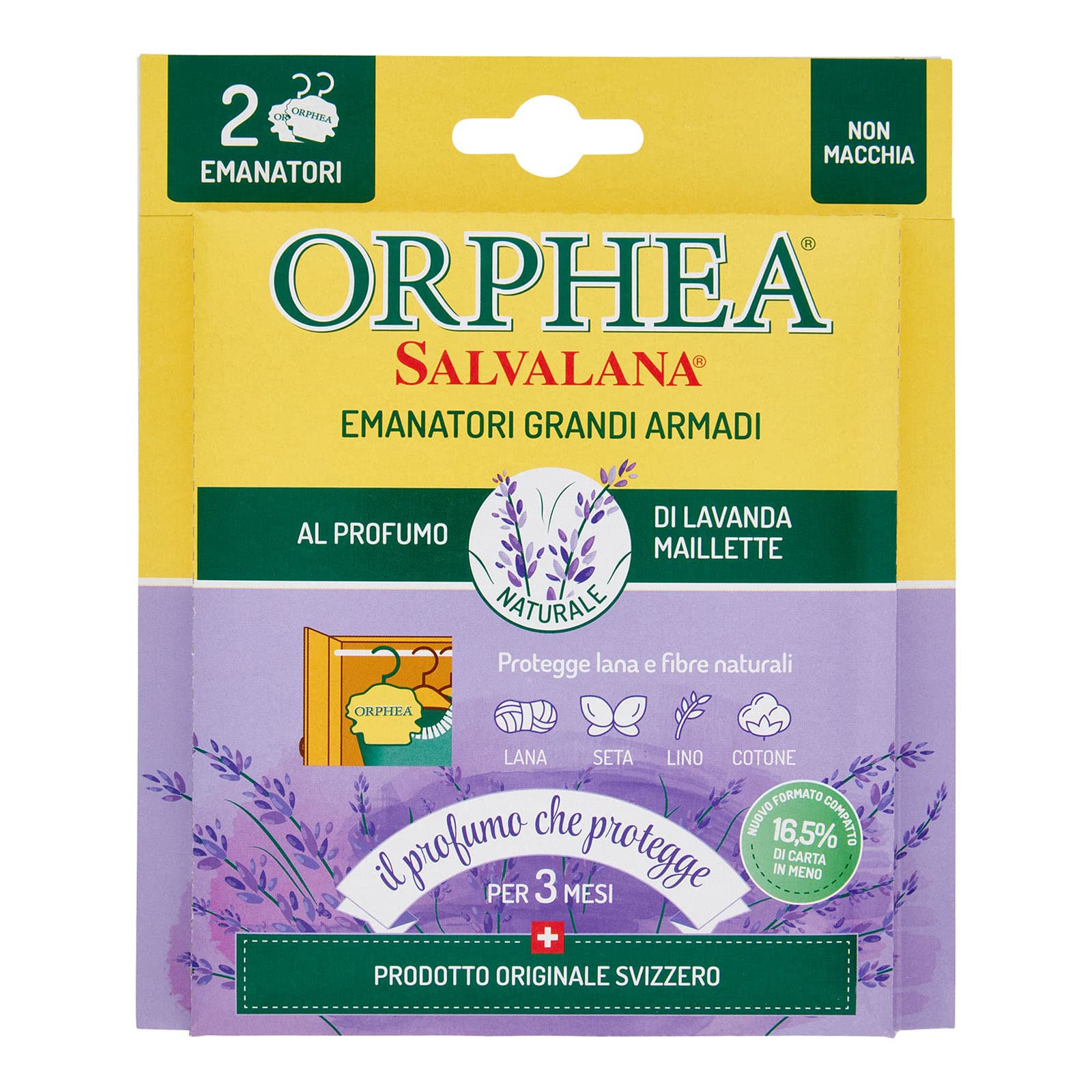 Salvalana Emanatori Grandi Armadi Al Profumo Di Lavanda Maillette 2 X 4,4 G