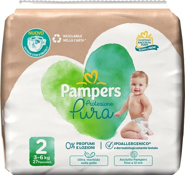 PAMPERS PROTEZIONE PURA MIN27P