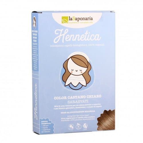 Tinta Vegetale Color Castano Chiaro - Sarasvati - Hennetica -
