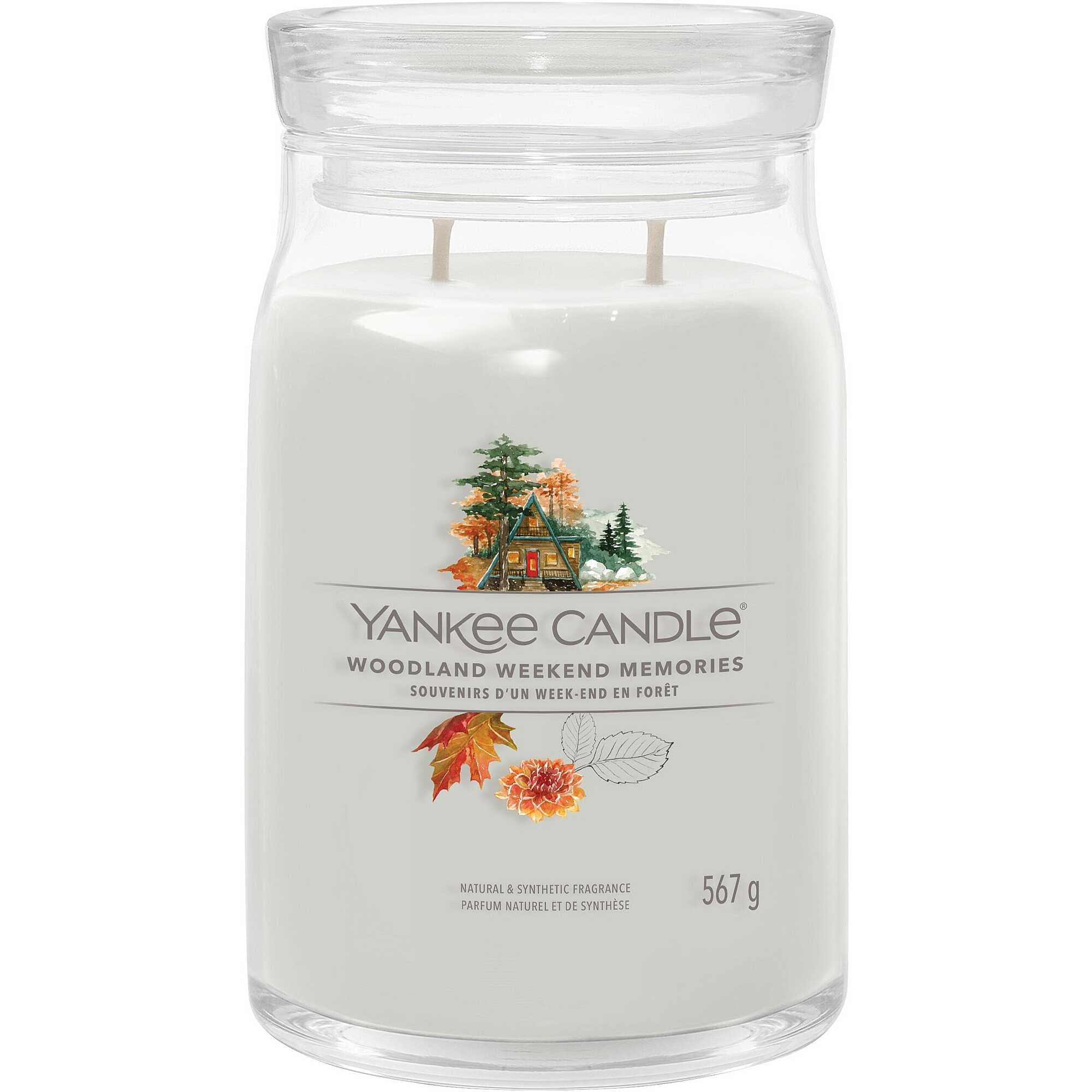 Candela Yankee Candle Fragranza Woodland Weekend Memories 1759274E