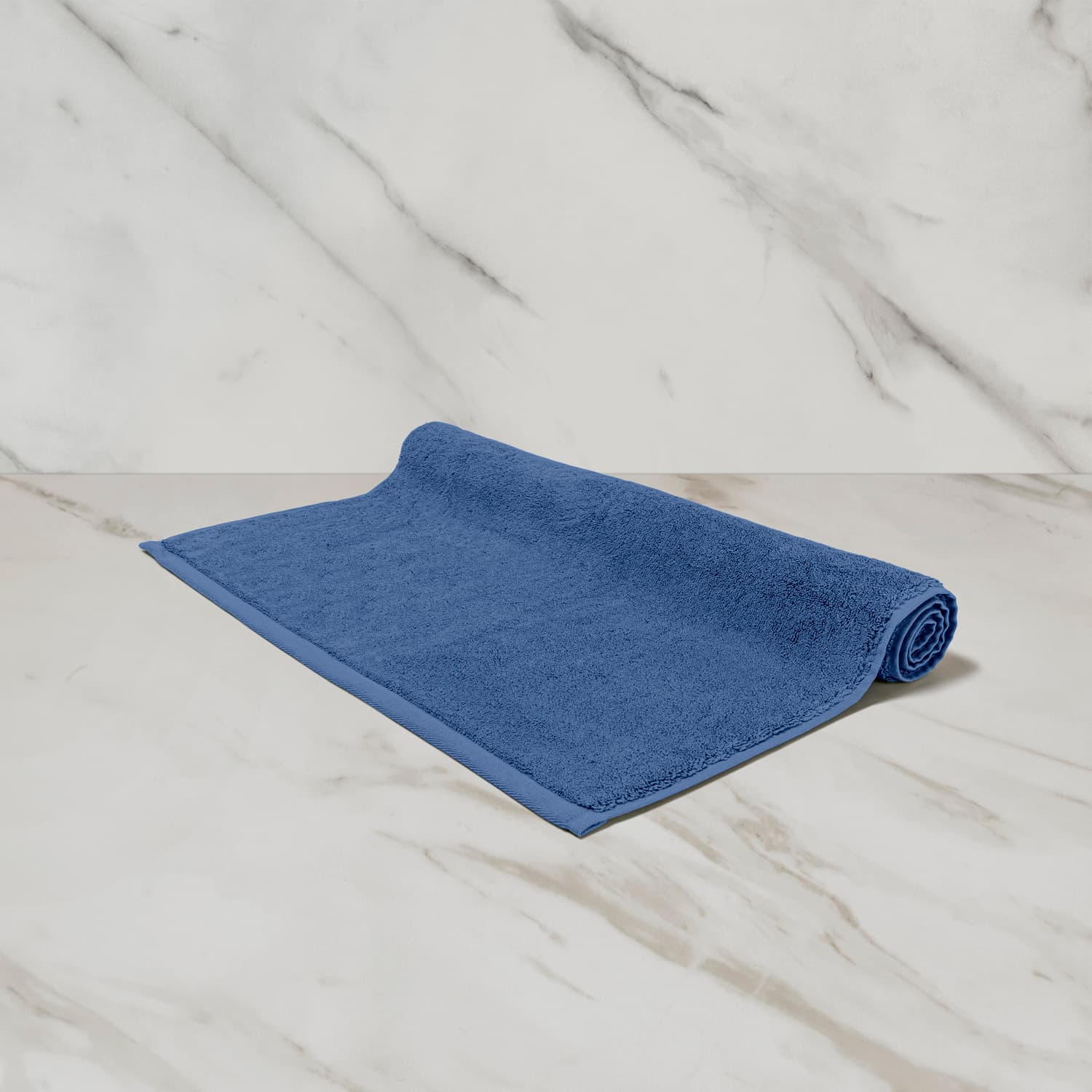 Frette Eternity Tappeto Bagno in Skyblue, Cotone