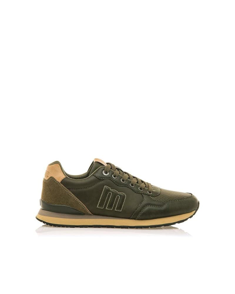 Mustang Scarpe Tennis Uomo Flore Kakhy: Casual Verde, Comfort C56225