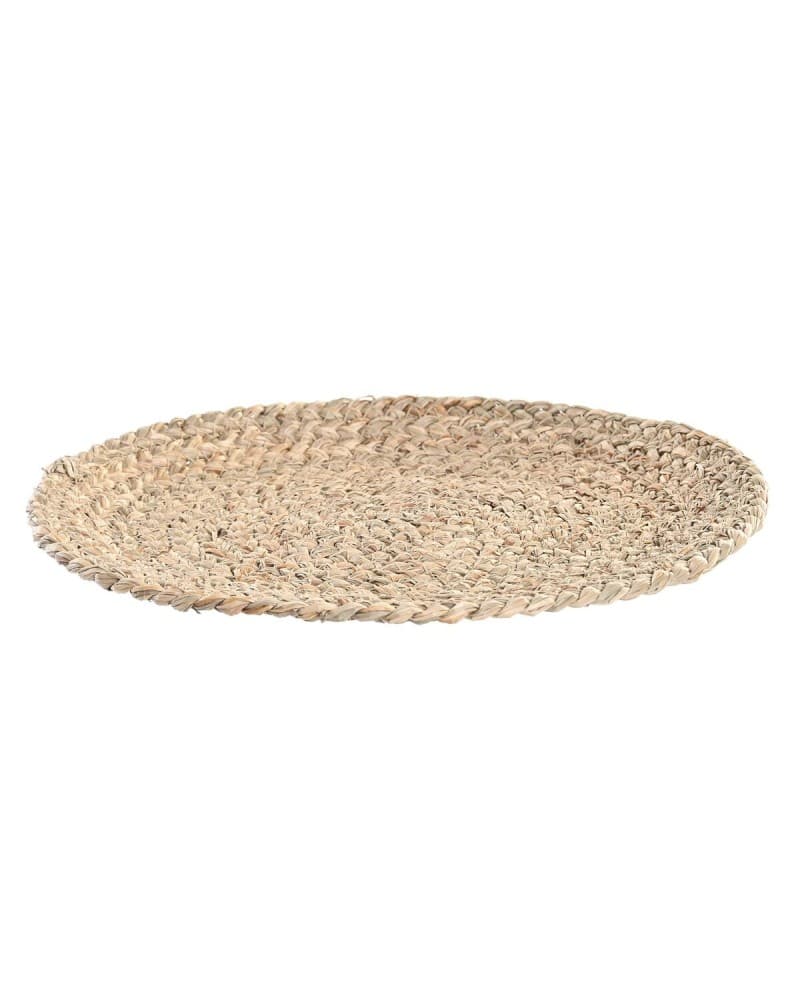 Sottopentola Naturale DKD Home Decor Fibra 32cm - Proteggi il Tuo Tavolo