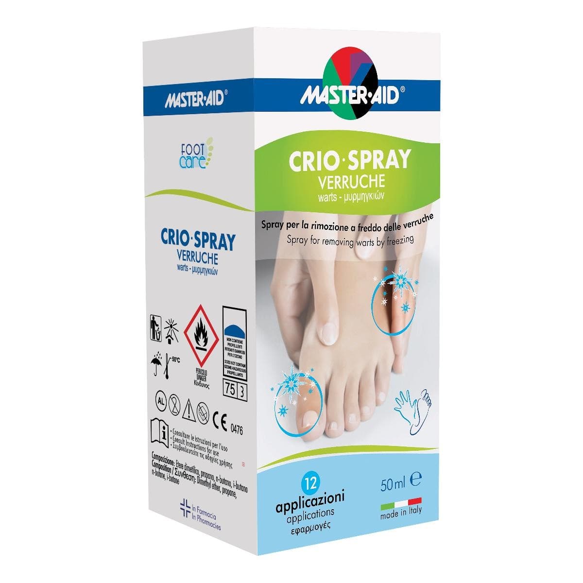 Master-aid Foot Care Crio Spray Verruche 50 Ml