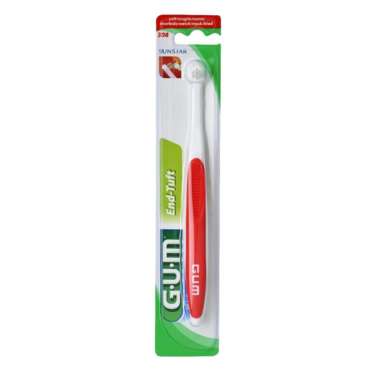 GUM End Tuft Spazzolino Monociuffo 1 Pezzo