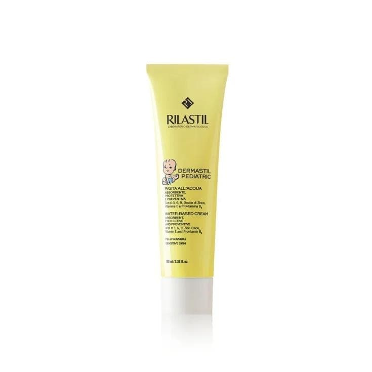 Rilastil Dermastil Pediatric - Pasta all'Acqua Assorbente e Protettiva, 100ml