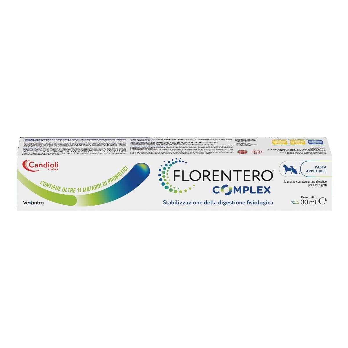 Florentero Complex Sospensione Probiotica Con Prebiotici Per Cani E Gatti 30ml
