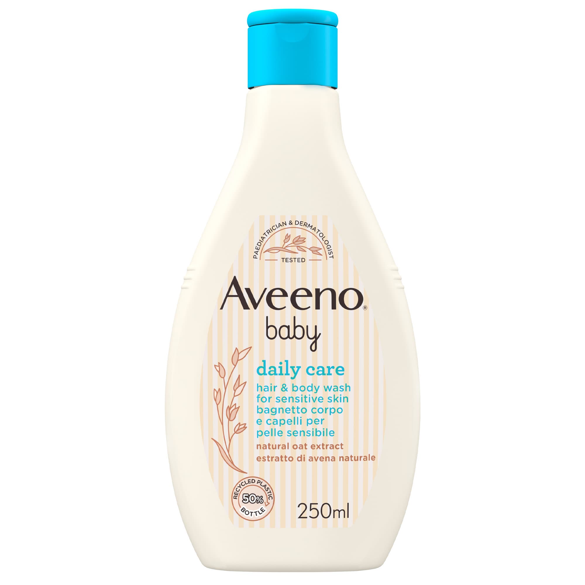 Aveeno Baby Bagnetto Corpo e Capelli - Detergente delicato senza sapone - 250 ml