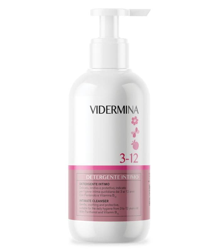 Vidermina Detergente Intimo 3-12 anni - Detergente intimo delicato per bambini - 250 ml